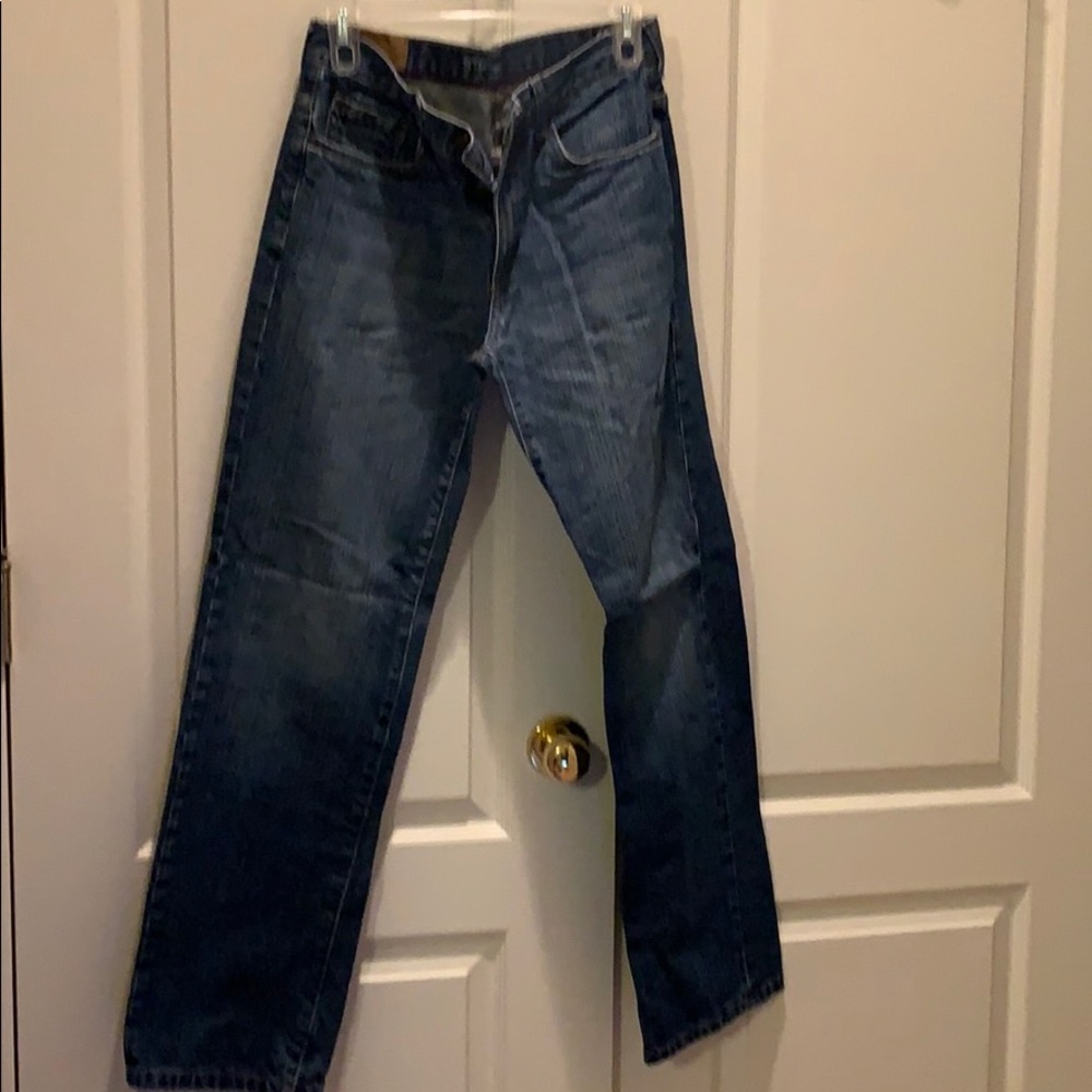 Chaps Mens‎ Jeans Straight Fit 30/32 Dark wash EUC